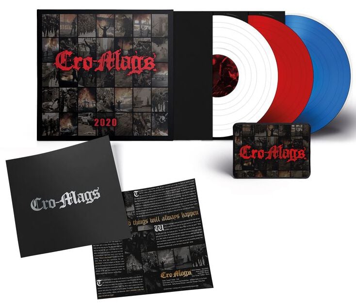 Cro-Mags 2020 LP weiß rot blau von Cro-Mags