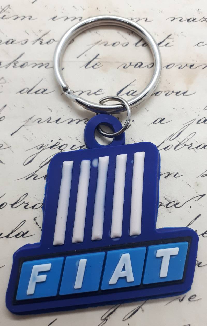 Fiat - Auto Automobil, Schlüsselanhänger, Schlüssel, Schlüsselring von Croata