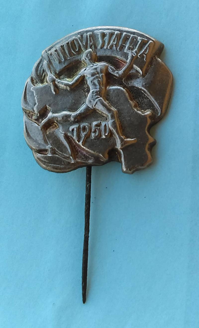 Titova Štafeta 1950. Staffel Jugend, Josip Broz Tito, Jugoslawien Vintage Anstecknadel, Rarre Titova Štafeta 1950. Staffel Jugend, Josip Broz Tito, Jugoslawien Vintage Anstecknadel, Rarre von Croata