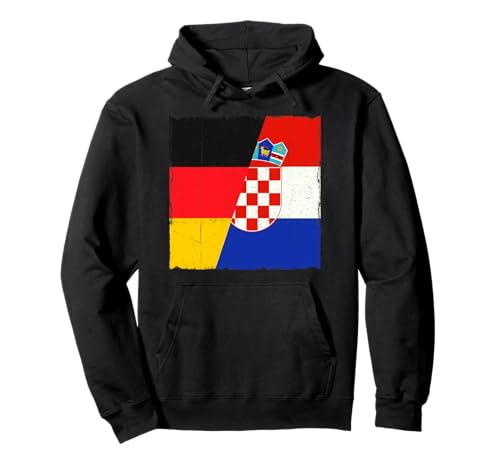 KROATIEN DEUTSCHLAND Flagge Damen Herren Kinder Kroatien Pullover Hoodie von Croatia Family Shop