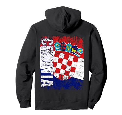 KROATIEN Flagge Damen Herren Kinder KROATIEN Pullover Hoodie von Croatia Family Shop