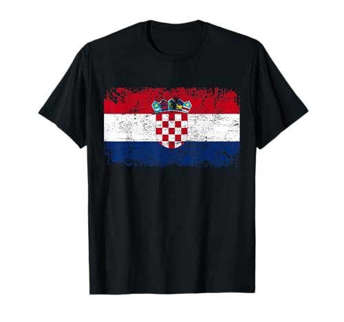 KROATIEN Flagge Damen Herren Kinder KROATIEN T-Shirt von Croatia Family Shop