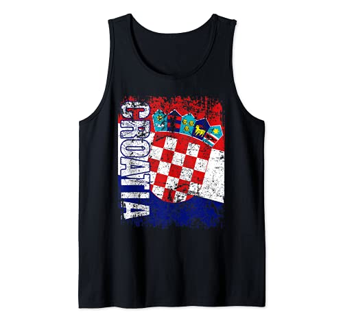 KROATIEN Flagge Damen Herren Kinder KROATIEN Tank Top von Croatia Family Shop
