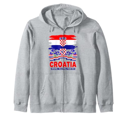 Hrvatska Kroatische Flagge Outfit Idee für Kinder & Kroatien Flagge Kapuzenjacke von Croatia Flag Accessories Outfit Ideas For Women