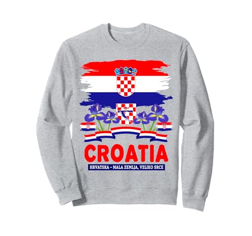 Hrvatska Kroatische Flagge Outfit Idee für Kinder & Kroatien Flagge Sweatshirt von Croatia Flag Accessories Outfit Ideas For Women