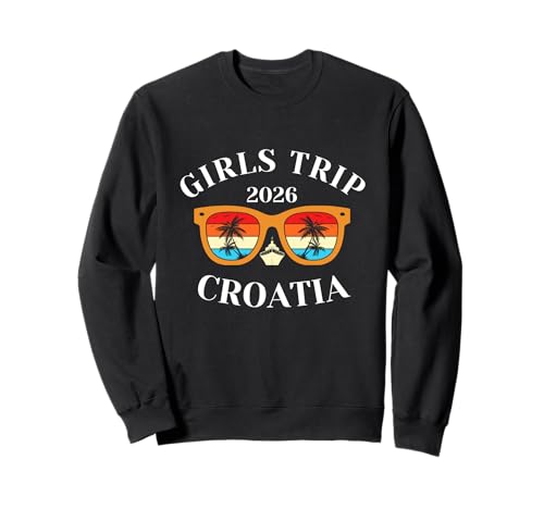 Girls Trip 2026 Kroatien Kreuzfahrt Urlaub Reisen Sweatshirt Girls Trip 2026 Kroatien Kreuzfahrt Urlaub Reisen Sweatshirt von Croatia Spring Break Attire T-Shirts