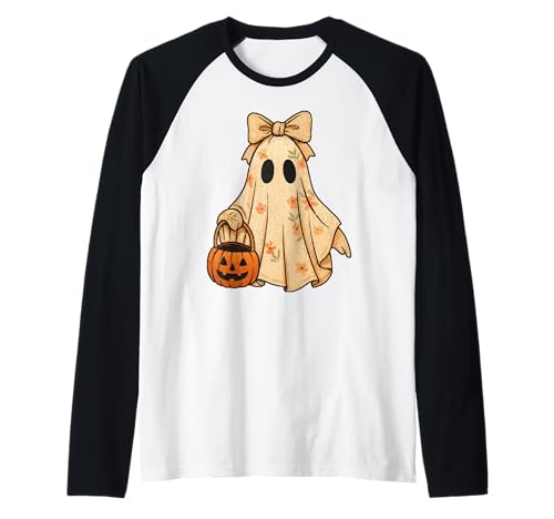 Crochet Ghost Boho Floral Halloween Kürbis Herren Damen Kinder Raglan Crochet Ghost Boho Floral Halloween Kürbis Herren Damen Kinder Raglan von Crochet Ghost Boho Floral Halloween