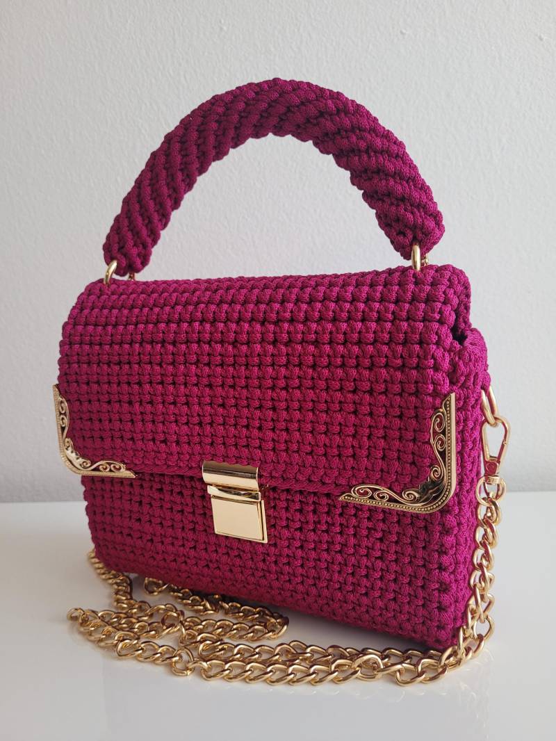 Gehäkelte Handtasche.umhängetasche.schultertasche.crochet Bags.schoulder Bag.cross Body.handmade Bag von CrochetBagsAndreea