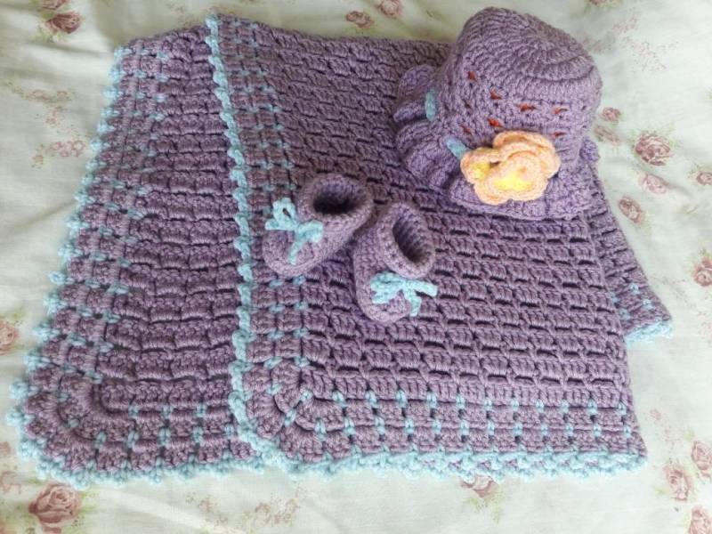 Häkeln Baby Mädchen Blanket, Blankets, Crochet Outfits, Girl Soft Newborn Blanket von CrochetForEverything