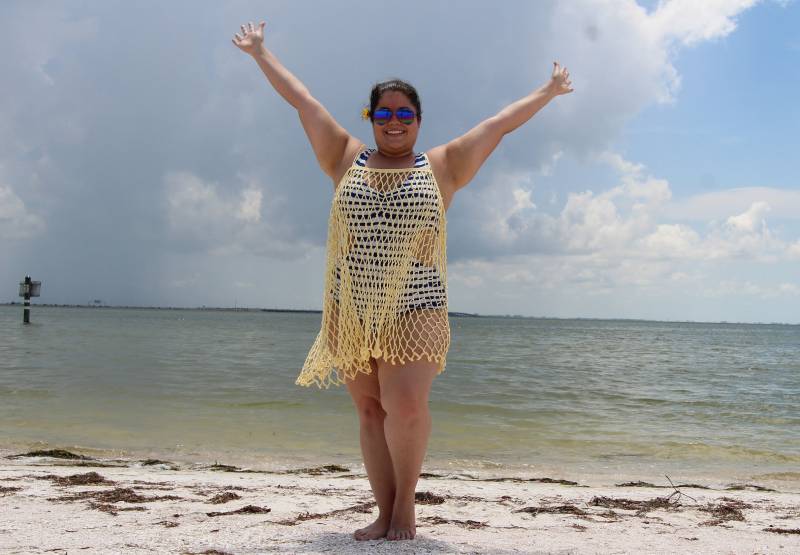 Summer Breeze Cover Up Strand Vertuschen, Badebekleidung Cover, Badeanzug-Kleid, Häkelkleid, Häkeln Gelb Schwimmen Cover-Up von CrochetKNK