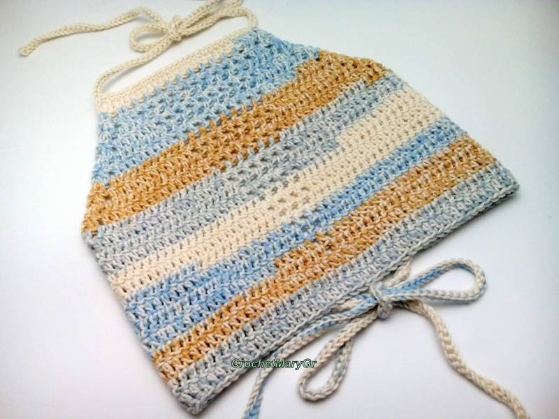 Kinder Tops, Baby, Mädchen Häkel-Halter Top Handgefertigt von CrochetMaryGRKnits