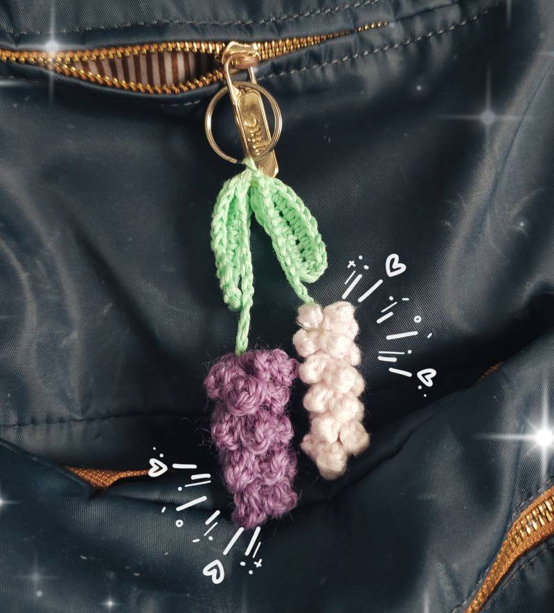 Lavendel Sclüsselanhänger, Schlüsselanhänger Mit Duft, Back To School Must Have von CrochetMousy