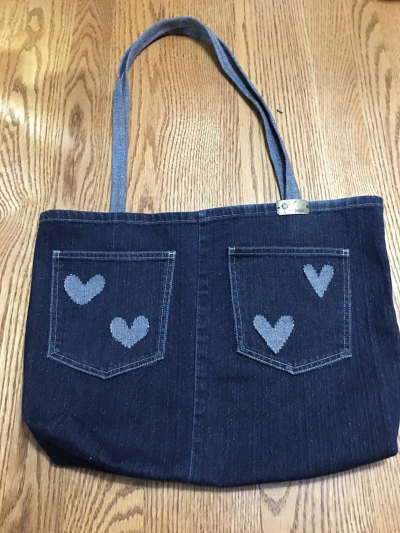 Jeans-Tasche Jeans-Tasche von CrochetbanditGifts