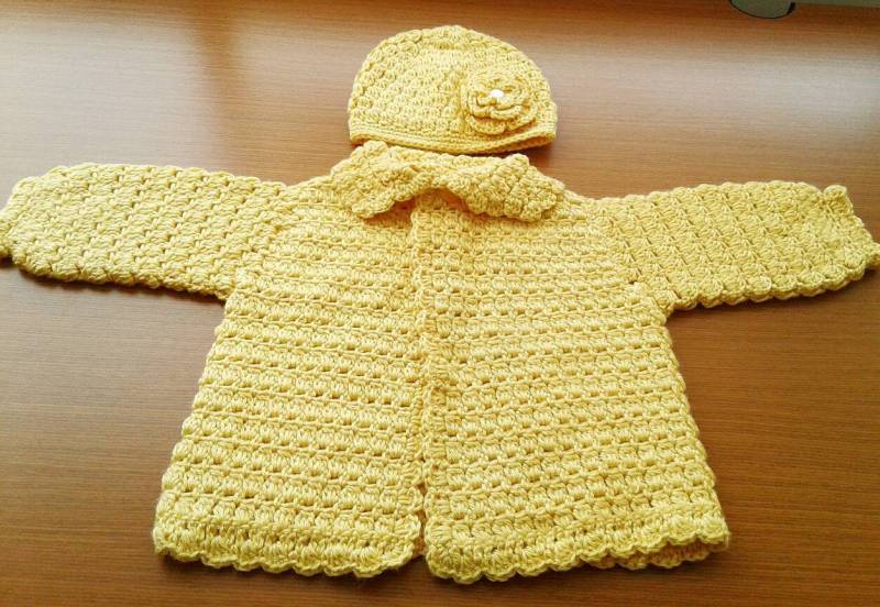 12 Bis 18 Monate Baby Häkeln Pullover von CrochetbyEssie