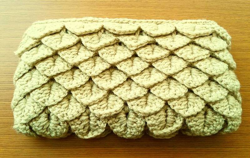 Gehäkelte Krokodil Geldbörse Gehäkelte Krokodil Geldbörse von CrochetbyEssie