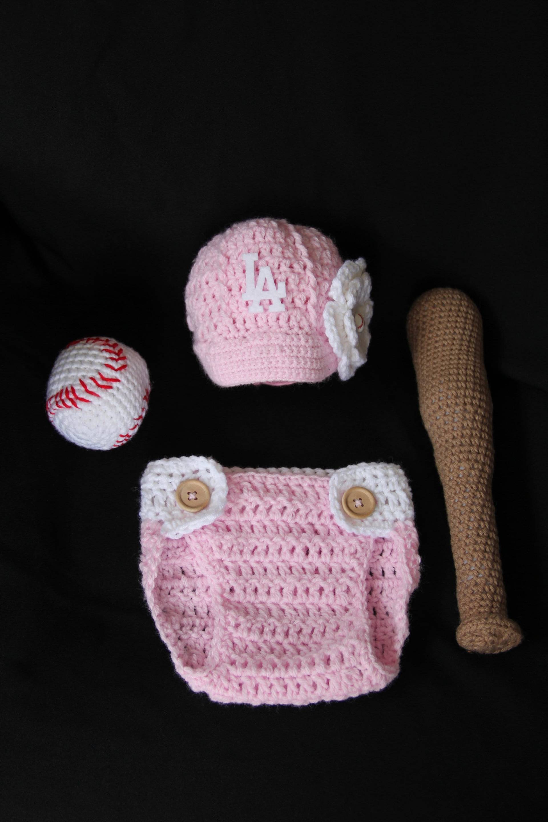 Gehäkelte Dodger Baby Mädchen Foto Requisite, Neugeborene, La, Mütze, Baseball, Sport, Geschenk, Shower Gehäkelte Dodger Baby Mädchen Foto Requisite, Neugeborene, La, Mütze, Baseball, Sport, Geschenk, Shower von CrochetedByAna