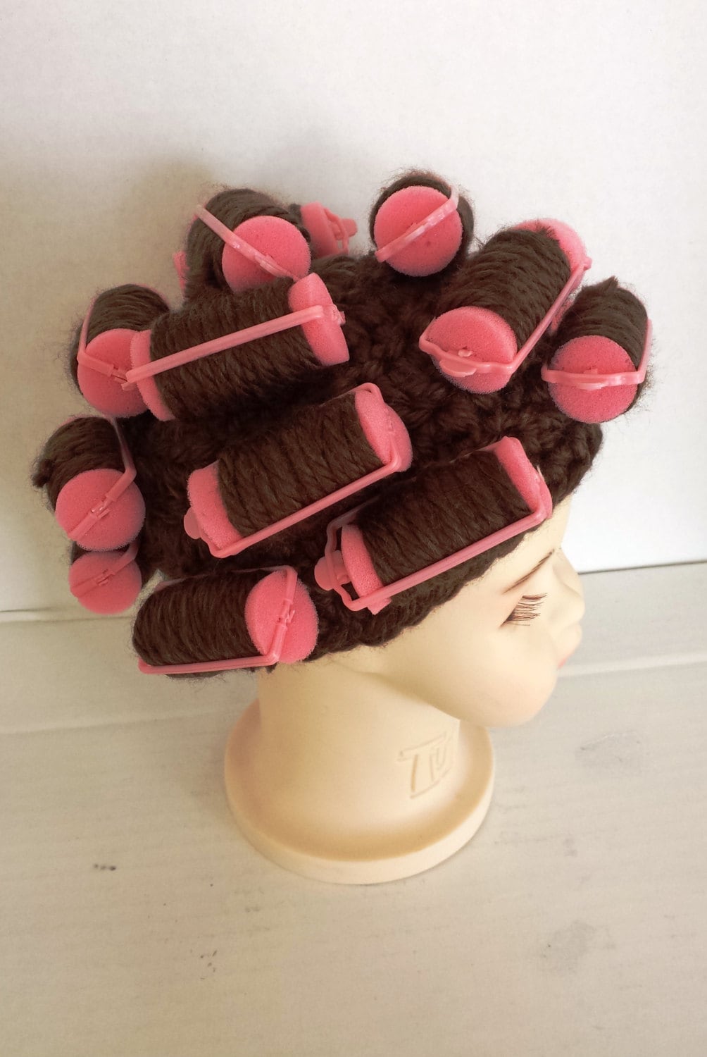 Gehäkelter Curler Hut Neuheit Kostüm Prop Gehäkelter Curler Hut Neuheit Kostüm Prop von CrochetedHeadwear