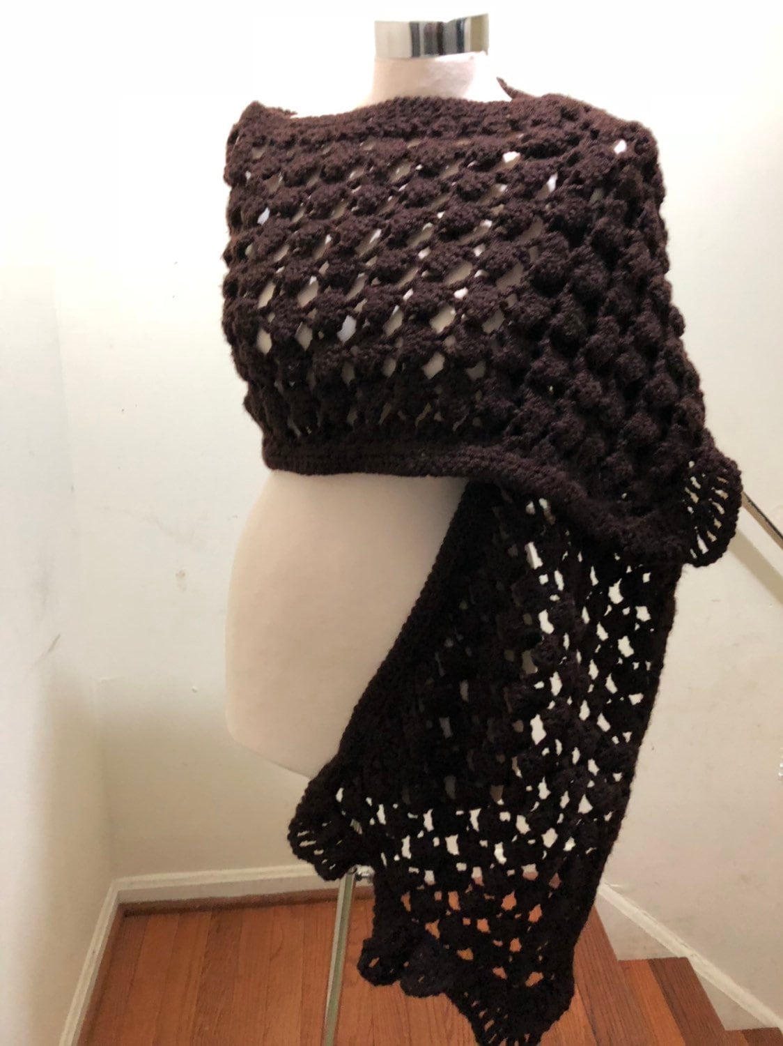 Braun Gruppierten Schal Braun Gruppierten Schal von CrochetedPassions737