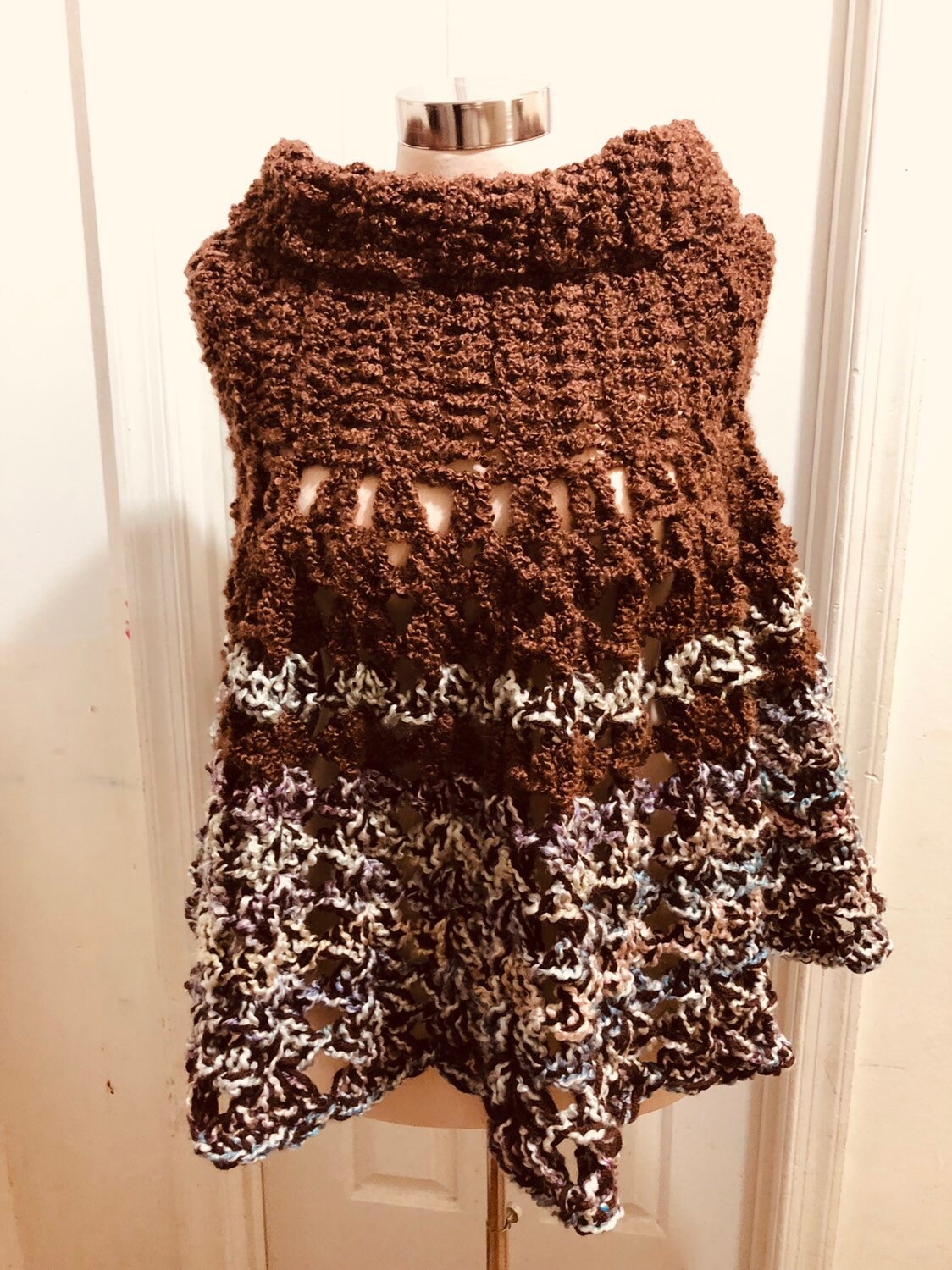 Cowl Clustered Universal Poncho Cowl Clustered Universal Poncho von CrochetedPassions737