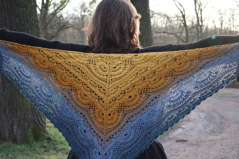 Darjeelingteashawl Darjeelingteashawl von CrochetplaceByAnja