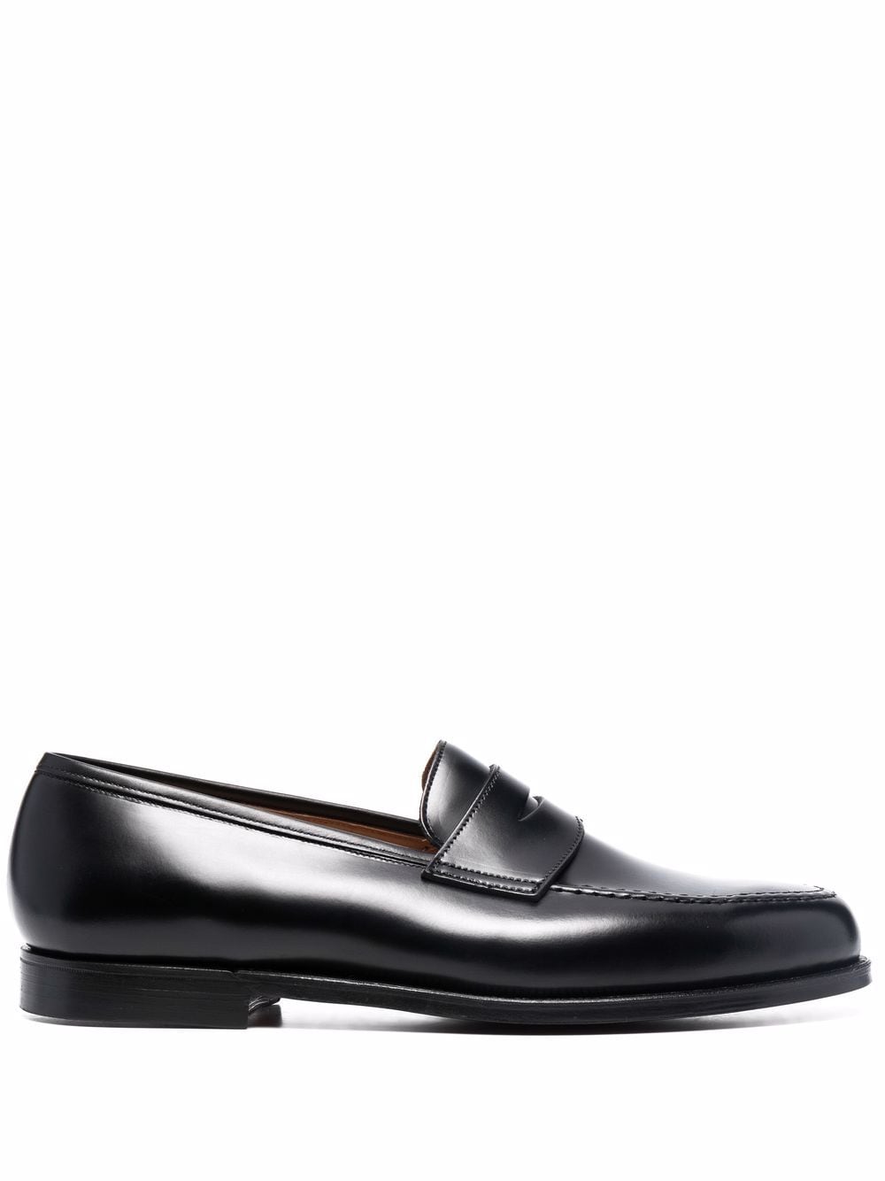 Crockett & Jones Loafer mit mandelförmiger Kappe - Schwarz von Crockett & Jones