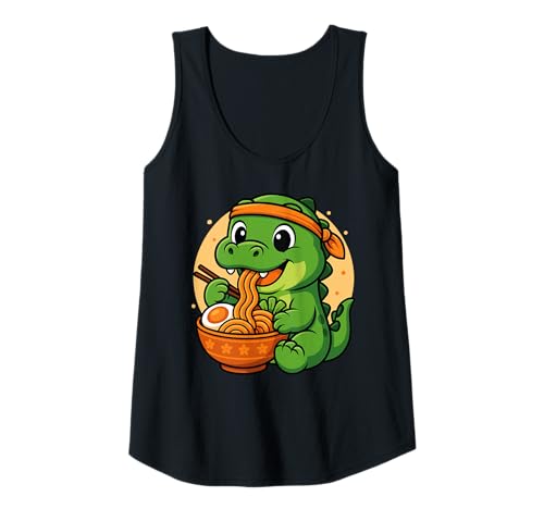 Damen Kawaii Crocodile Eating Ramen-Grafik Japanisches Krokodil Tank Top Damen Kawaii Crocodile Eating Ramen-Grafik Japanisches Krokodil Tank Top von Crocodile Eating Ramen Funny Japanese Kawaii