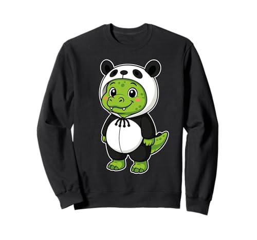 Kawaii Krokodil im Panda Kostüm für Mädchen Kinder Krokodil Sweatshirt Kawaii Krokodil im Panda Kostüm für Mädchen Kinder Krokodil Sweatshirt von Crocodile In Panda Costume Kawaii Design
