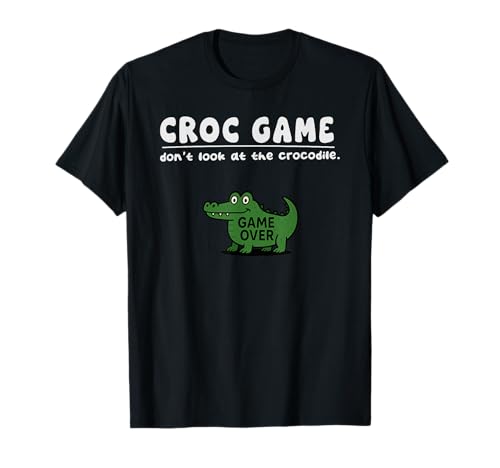 Lustiges Krokodil-Spiel "Don't Look Game Over" für Jungen Mädchen Kinder T-Shirt von CrocodileAxis1