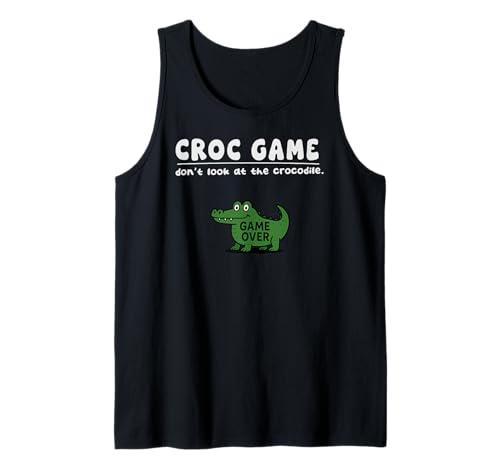 Lustiges Krokodil-Spiel Don't Look Game Over für Jungen Mädchen Kinder Tank Top von CrocodileAxis1