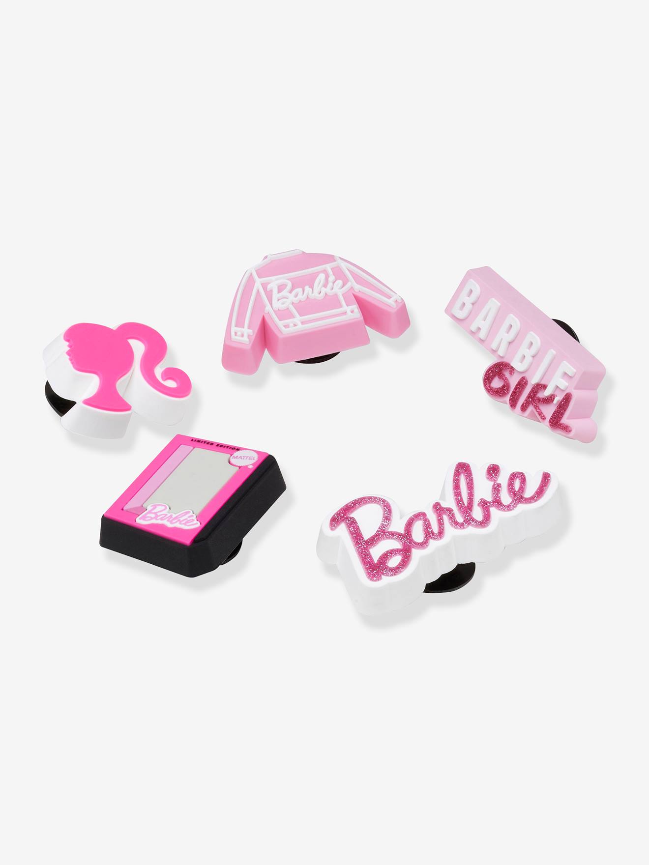 5er-Pack Kinder Schuhanstecker Jibbitz Barbie CROCS von Crocs