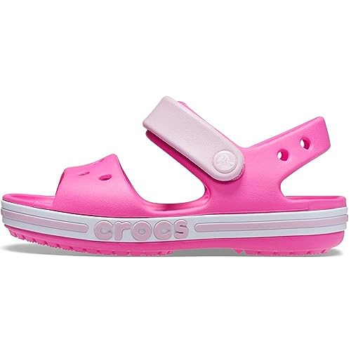 Crocs unisex-child Bayaband Sandal Sandal, Electric Pink, 20/21 EU von Crocs