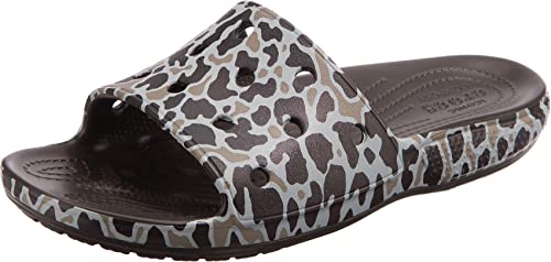 Classic Animal Print Slide Badelatschen von Crocs