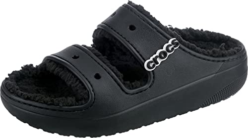 Crocs Classic Cozzzy Sandal Black/Black Size 9 UK Men/ 10 UK Women von Crocs