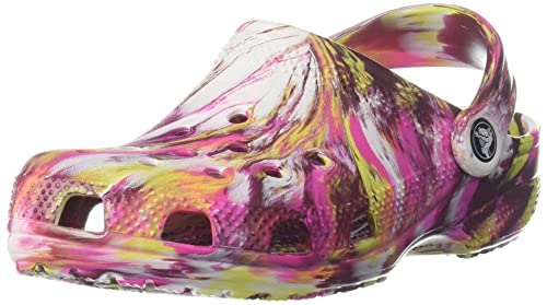 Crocs Unisex Classic Marbled Tie-Dye Clog, Electric Pink/Multi, 36/37 EU Crocs Unisex Classic Marbled Tie-Dye Clog, Electric Pink/Multi, 36/37 EU von Crocs