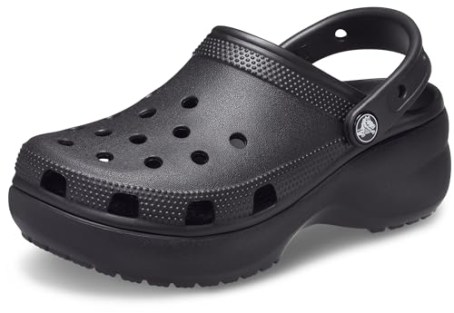 Crocs Herren Classic Platform Clog W Clog, Black, 33/34 EU von Crocs