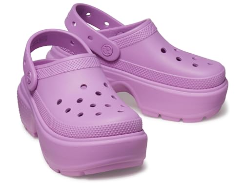 Crocs™ Stomp Clog Unisex Slip-On Schuhe - Ideal für Pool und Straße - Eva-Außensohle, Fußbett und Futter, Blase, 36/37 EU von Crocs