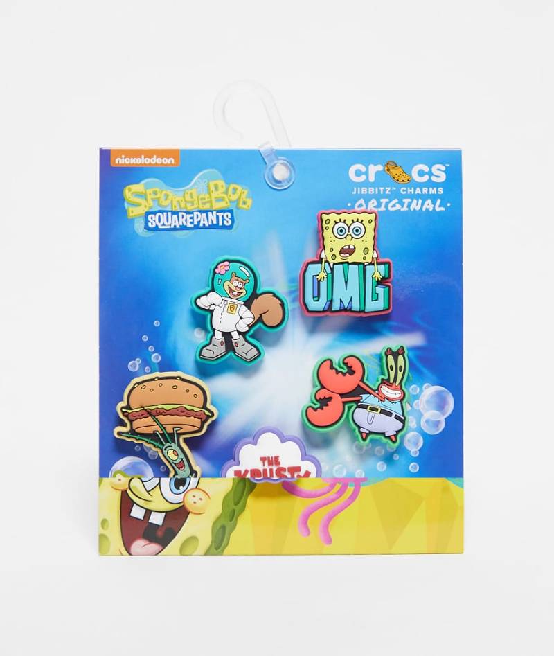 Crocs - 5er-Pack Jibbitz-Anstecker mit Spongebob-Designs-Bunt von Crocs