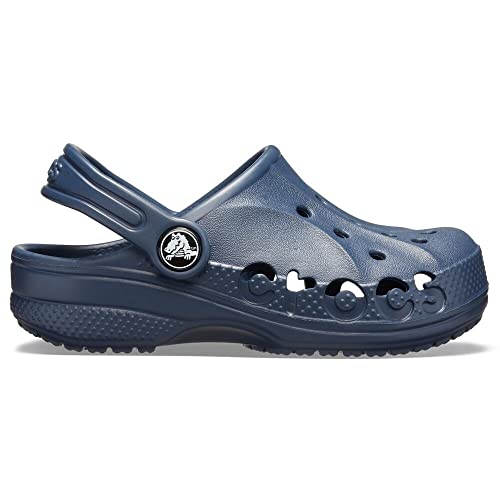 Crocs Baya Clogs – Unisex Clogs für Kinder – Wasserfreundlich und schnell trocknend – Navy – Größe 32-33 von Crocs