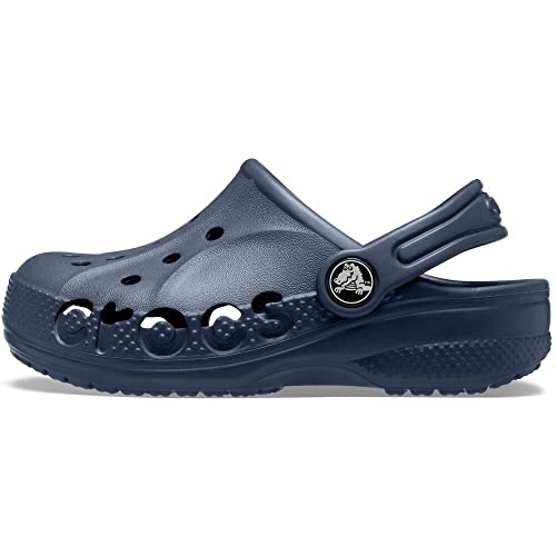 Crocs Baya Clogs – Unisex Clogs für Kinder – Wasserfreundlich und schnell trocknend – Navy – Größe 34-35 von Crocs