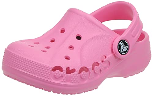 Crocs Baya Clogs – Unisex Clogs für Kinder – Wasserfreundlich und schnell trocknend – Pink Lemonade – Größe 29-30 von Crocs