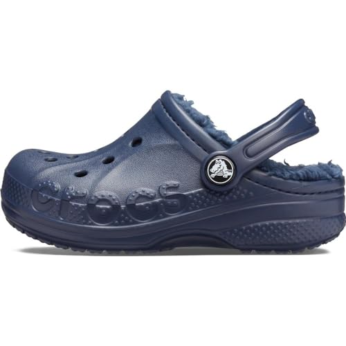 Crocs Unisex Kinder Baya gefütterter Clog K, Navy, 28/29 EU von Crocs