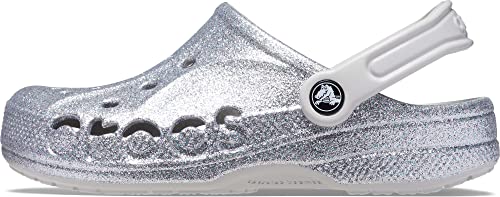 Crocs Unisex-Erwachsene Baya Glitter Clog, Silber Glitter, 39/40 EU von Crocs