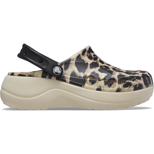 Crocs Damen Baya Plataform Printed Clog, Leopard, 41/42 EU von Crocs