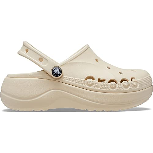 Crocs Baya Platform Clog 39-40 EU Winter White von Crocs