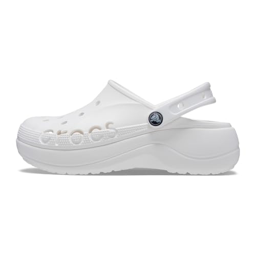Crocs Baya Platform Clog 42-43 EU White von Crocs
