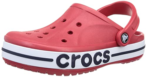 Crocs Bayaband Clogs für Damen und Herren mit Fersenriemen für sicheren Halt 36-37 EU Pepper/Navy von Crocs