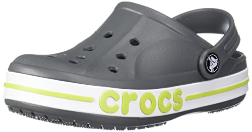 Crocs Bayaband Clog K , Slate Grey/Lime Punch, 43 EU von Crocs