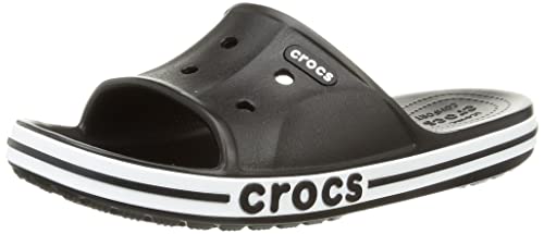 Crocs Unisex Slide, Bayaband Slide, Black/White, 39/40 EU von Crocs