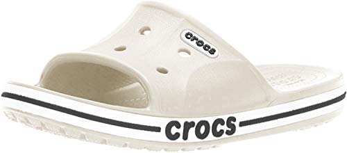 crocs Unisex-Erwachsene Bayaband Slide Flip Flops Freizeit-und Sportbekleidung Adult, Weiß Navy, 39-40 EU von Crocs
