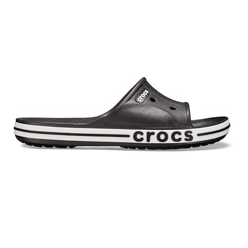 Crocs Unisex Erwachsene Bayaband Slide Badeschlappen, Black/White, 36/37 EU von Crocs